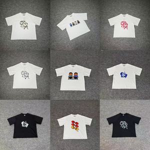 T-shirt <span class=keywords><strong>Mertes</strong></span> mimetica con stampa a lettere, a maniche corte, unisex, in puro cotone, casual, versatile, da uomo, 230g, vestibilità ampia, traspirante - Product Image 2