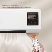 Ventilateur de chauffage mural ultra silencieux Ventilateur de chauffage en céramique à économie d'énergie pour chambre à coucher, bureau, utilisation en intérieur