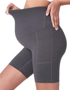 Short de maternité pour femme sur le ventre Biker Workout Yoga Active Summer Pregnancy Running Short Leggings - Product Image 3