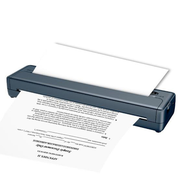Mini Pocket Wireless Connect Wireless A4 Paper Printing Mini Portable Thermal Printer