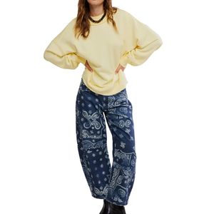 Ladies Winter <b>Mock</b> <b>Neck</b> Long Sleeve Soft Elastic ODM Casual <b>Top</b> for Daily Wear - Product Image 1