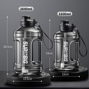 Custom Logo Factory Wholesale <b>2L</b> Half Gallon <b>Straw</b> Type PC Sports <b>Water</b> <b>Bottle</b> Food Grade BPA Free Portable Gym Outdoor Fitness - Product Image 6