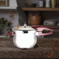 Casserole à pression multifonction en acier inoxydable écologique pour le dîner, compatible avec les plaques à induction, tailles 5L/7L/9L/11L