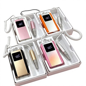 Machine à percer les ongles portable 0-45000 tr/min, moteur sans balais rechargeable par USB, forme stylo, taille de tige 2,3 mm, emballage boîte blanche - Product Image 1
