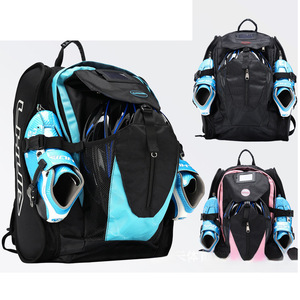 <span class=keywords><strong>Patines</strong></span> de velocidad profesional, bolsa para <span class=keywords><strong>patines</strong></span>, de gran capacidad <span class=keywords><strong>Mochila</strong></span> deportiva, cremallera multicompartimento, almacenamiento impermeable a la moda - Product Image 1