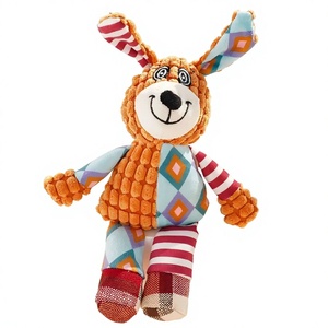 Jouet pour chien Hippopotame qui gueule, peluche interactive durable et couineuse pour chiens de taille moyenne à grande - Product Image 5