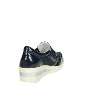 Cinzia Soft Donna Slip On IV112730K Blu <b>Canvas</b> Trendy Shoes Size 38 39 40 41 - Product Image 2