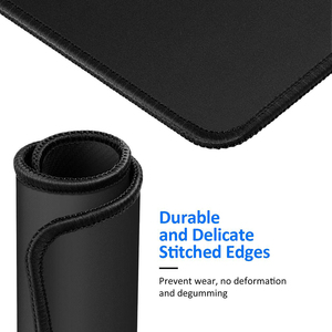 Vải nhỏ bề mặt màu đen in logo máy tính Chuột <span class=keywords><strong>pad</strong></span> với cơ sở cao su chống trượt - Product Image 4