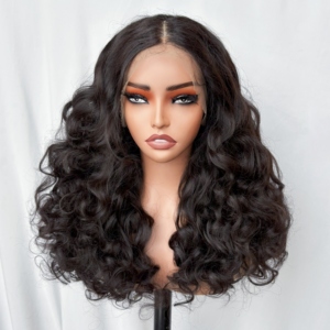 X-Tress 99J Burgundy 4*13 Lace Front <strong>Wigs</strong> Silk Straight <strong>Wigs</strong> Glueless <strong>Short</strong> Bob Mixed Human Hair <strong>Wigs</strong> for Black Women - Product Image 1
