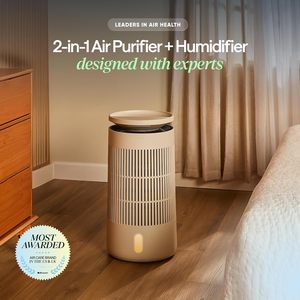 Purificador de Aire y Humidificador 2 en 1 Blueair Pro, HEPASilent, para Habitaciones Grandes, Color Blanco, Cable Eléctrico - Product Image 2