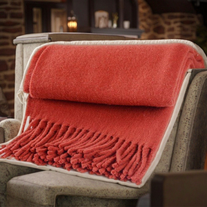 Couverture Polaire <span class=keywords><strong>en</strong></span> <span class=keywords><strong>Laine</strong></span> 100% Qualité Supérieure, Motif Écossais, Brossée, Tissée, Chauffante, Taille Personnalisée, Légère, Prête à Voyager, Pour Toutes Saisons, Vente <span class=keywords><strong>en</strong></span> Gros - Product Image 3