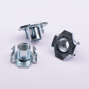 M3 M4 M6 M8 M10 mạ kẽm đồ nội thất Pre nhúng bốn Claw Nut thép không gỉ bảng gỗ dát Nut TEE hạt với pronge - Product Image 2