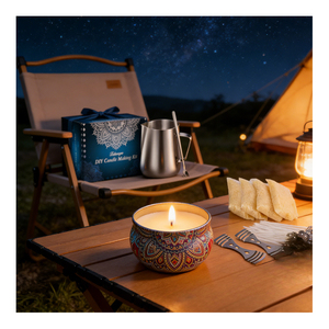 Natural Soy <b>Candle</b> Gift <b>Set</b> Premium Jar Packaging Aromatherapy Home Decor Wedding Keepsake Boutique Collection - Product Image 4