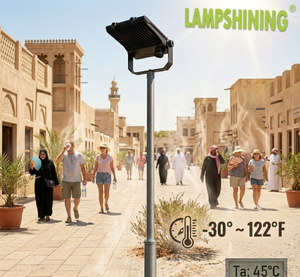Faro LED 200W 180lm/W 36000lm DLC ETL IP66 per Parcheggi USA e Medio Oriente, Lampada per Stadi ad Alta Temperatura, Garanzia 5 Anni - Product Image 6