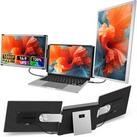 Écran d'extension pour ordinateur portable 15,6 pouces, 60 Hz, IPS, 1080p HD, double/triple moniteur externe, Plug & Play pour ordinateurs portables