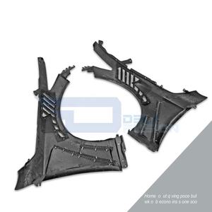 Guardabarros de carbono Q50 para Infiniti Q50 V37 DLF V3, tipo fibra de carbono, guardabarros delantero ventilado (con ventilación superior) - Product Image 5