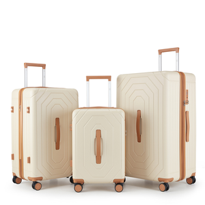 Ensemble de bagages à roulettes en polyester, valises de voyage, bagages de voyage d'affaires, valises de tourisme, sacs rigides, valises <span class=keywords><strong>rétractables</strong></span> - Product Image 1