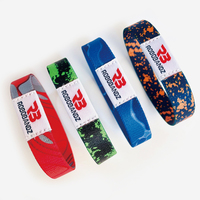 Bracelet en tissu élastique personnalisé avec logo imprimé, bracelet extensible pour événements, festivals, promotion