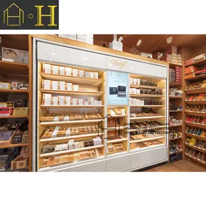 Kommerzielles Geschäft Möbelhaus Glas Apotheke Display Counter Smoke Tobacco Showcase