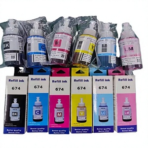 Greencolor 70ML Bottle <b>Refill</b> Water Based for for T673/673 L1800 Nk674 L850 L805 L800 Printers-Digital Printing/ - Product Image 2