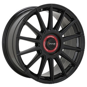 CERCHI EN LEGA AC-M09 8x18 5x112 ET 45 GORRA NEGRA ROSSO - Product Image 1