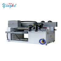 Impresora UV Industrial Yinghe 6090, Integrada con Cama Plana Izquierda y Rodillo Derecho, Equipo de Inyección de Tinta UV para Acrílico, Vidrio, Cuero