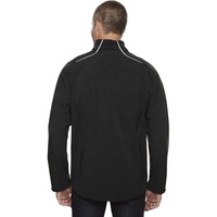 Veste softshell d'hiver pour homme, respirante, confortable, coupe-vent, avec col montant et logo frontal, design léger pour l'extérieur