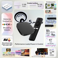 Nouvelle Box TV Android 4K pour le Commerce International, Processeur Quad-core, Wi-Fi 5G, Prise en Charge du Partage d'Écran HD