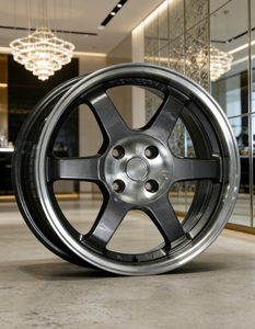 Nouvelles jantes en alliage d'aluminium moulé à rayons multiples 15X6.5 <span class=keywords><strong>Gris</strong></span> Anthracite Usiné pour plusieurs modèles compacts – En stock et très demandées - Product Image 3