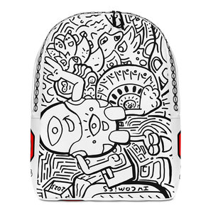 Minimalista # 9 Zaini alla Moda in Oxford e PU con Fodera in Nylon - Product Image 1