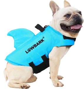 Qiqu personalizado cachorro chalecos <span class=keywords><strong>salvavidas</strong></span> para perros chaleco <span class=keywords><strong>salvavidas</strong></span> para perros mascotas <span class=keywords><strong>salvavidas</strong></span> Chaleco de seguridad para cachorro con aleta de tiburón ajustable - Product Image 1