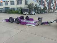 Meilleure Remorque Chinoise Porte-Voitures de Course en Aluminium 2 Essieux 2500 kg pour Transport Automobile