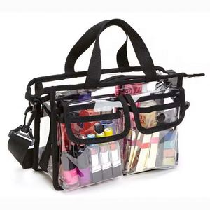 Cosmetic <b>Cases</b> Organizer Wash Travel Organizer PVC Cosmetic Bag <b>Makeup</b> Pouch Women Shoulder Toiletry Bag - Product Image 1