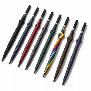 Proveedores Regalos Promocional Marca Personalizada Golf Paraguas Grande A Prueba De Viento Logo Impresiones Gran Lujo Fabricante Al Por Mayor 30 Pulgadas - Product Image 2