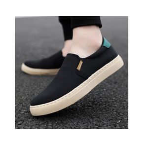 Nuove Scarpe Oversize da <span class=keywords><strong>Uomo</strong></span> Primavera-Estate, Scarpe in Tela Effetto Seta, Mocassini Casual Slip-on da <span class=keywords><strong>Uomo</strong></span> - Product Image 1