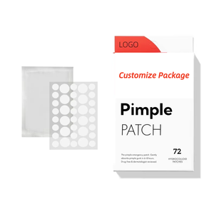 Parche hidrocoloide grande redondo <span class=keywords><strong>y</strong></span> cuadrado Parches de <span class=keywords><strong>espinillas</strong></span> <span class=keywords><strong>grandes</strong></span> Tiras hidrocoloides para cara completa Frente Barbilla Nariz - Product Image 6