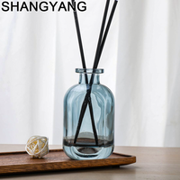 Bouteilles diffuseurs à roseaux en verre blanc de 150 ml en gros, vides, pour aromathérapie et parfum, avec bouchon en caoutchouc