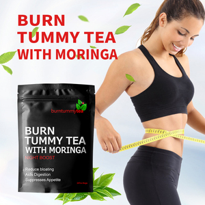 Winstown Fat Burn Plus Moringa 28 Day Detox Tea Custom OEM Burning 28 Days Fit Slimming Tummy Tea con Moringa Weight Loss Tea - Product Image 2