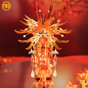 Chaussures magiques en cristal <span class=keywords><strong>MU</strong></span> Shadow <span class=keywords><strong>Phoenix</strong></span>, puzzle 3D, modèle d'assemblage en métal, artisanat, bricolage, anti-stress, cadeau de collection, décoration de la maison - Product Image 5