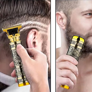 Set de Afeitadora Eléctrica para Hombre 3 en 1, Kit de Aseo Personal con Cuerpo Metálico, Recortador de Vello Nasal y Estilismo de Cabello - Product Image 3