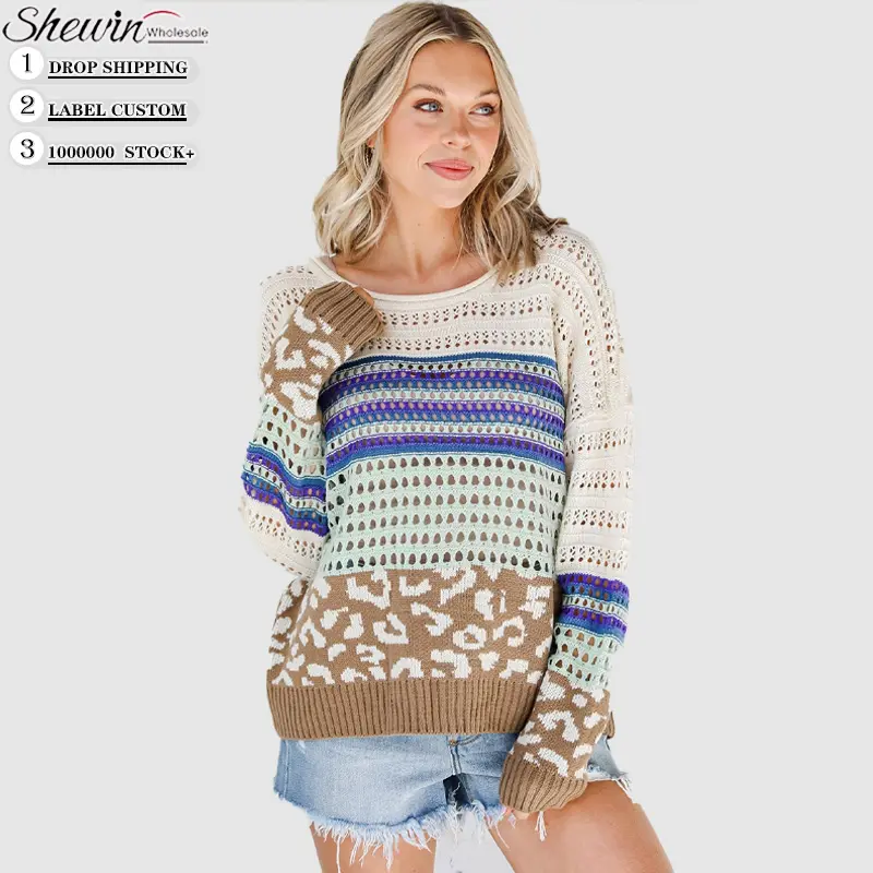 New Fashion Winter Autumn Clothing Long Sleeve Casual Pullover Knitted Tops Women Sweater