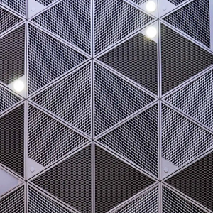 Yuking Factory Price Decorative Aluminum Mesh Expanded <b>Metal</b> Mesh Sheet <b>Grid</b> Ceiling Panel for Fence Wire Gauge 0.5mm-5mm - Product Image 1