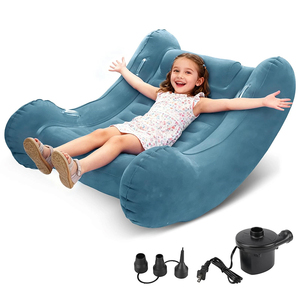 Sedia a Dondolo Gonfiabile Sensoriale per Bambini e Neonati con Seduta Oscillante a Nuvola d'Aria per ADHD, <span class=keywords><strong>Autismo</strong></span> e Bisogni Speciali, Uso Interno ed Esterno - Product Image 1