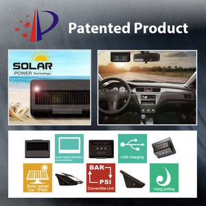120Psi <strong>Digital</strong> Tire <strong>Pressure</strong> <strong>Monitor</strong> Gauge Internal USB Solar Truck TPMS with LCD Screen Metal ABS Material - Product Image 5