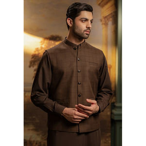 Produit le plus populaire Conception personnalisée Gilet de mariage pour hommes Gilet pour hommes confortable et respirant pour vêtements de cérémonie - Product Image 2