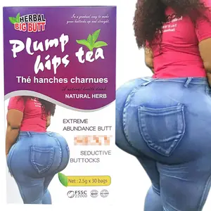 Đường cong cực hip và lớn mông tăng cường trà produit Pour grossir Les fesses africain Plump HIPS trà bums chiến lợi phẩm trà