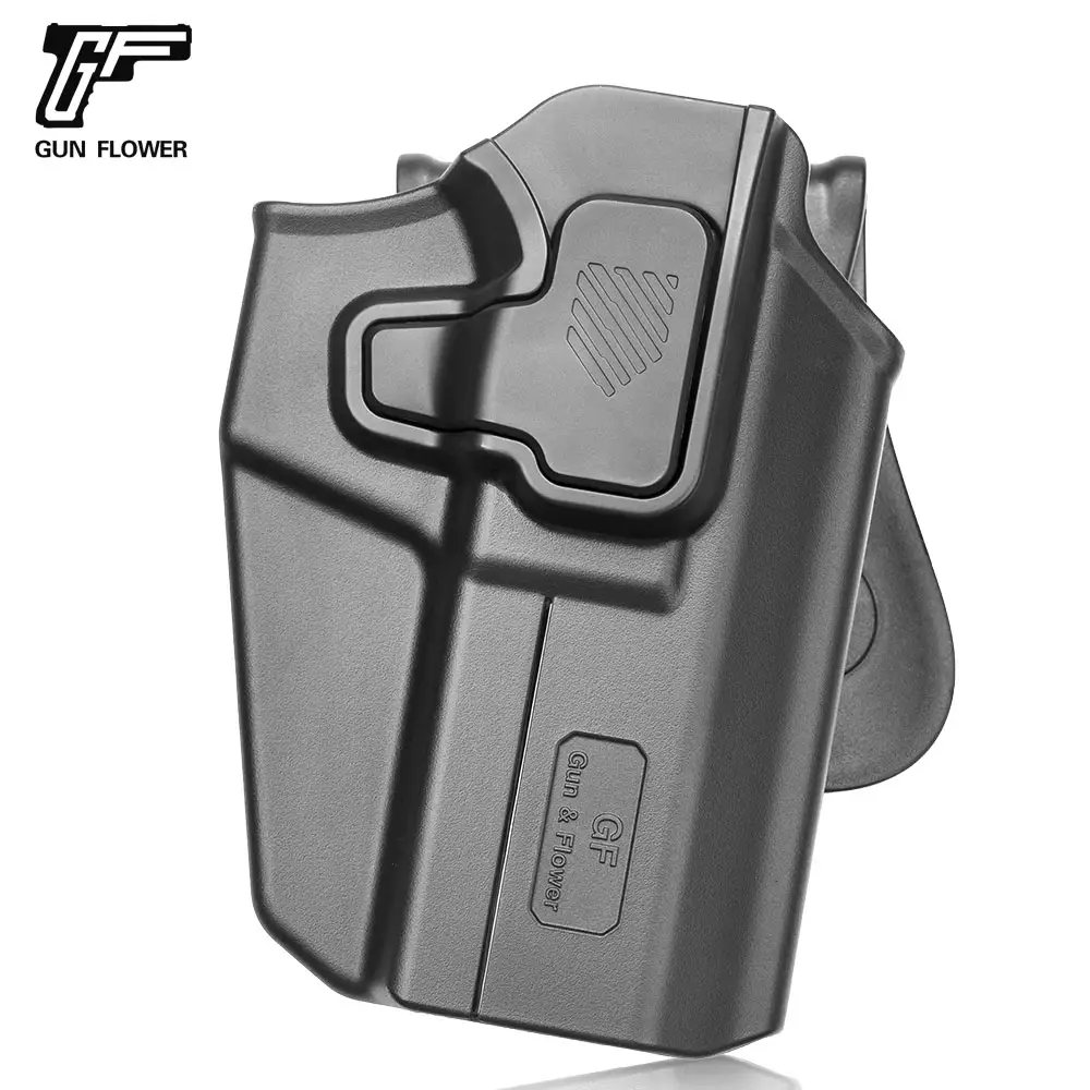 GunFlower नई डिजाइन यूनिवर्सल बहुलक के साथ बंदूक पिस्तौलदान स्तर द्वितीय प्रतिधारण