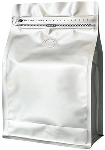 Tại gói đỏ đen trắng 250g túi Cà phê đáy phẳng có khóa kéo van bolsa Para cafe cà phê bao bì gói cà phê - Product Image 3