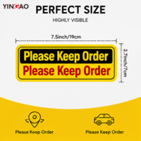 Pegatinas Resistentes a los Rayos UV Yingao, Pegatina de PVC Yingao Personalizada, Resistente al Agua, para Ventana Trasera de Coche, Camioneta, Furgoneta, Aviso de Advertencia