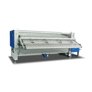 Máquina automática industrial de passar roupa, lençóis, tecido de linho, equipamento de dobramento e passar roupa, equipamento de pasta para hotel